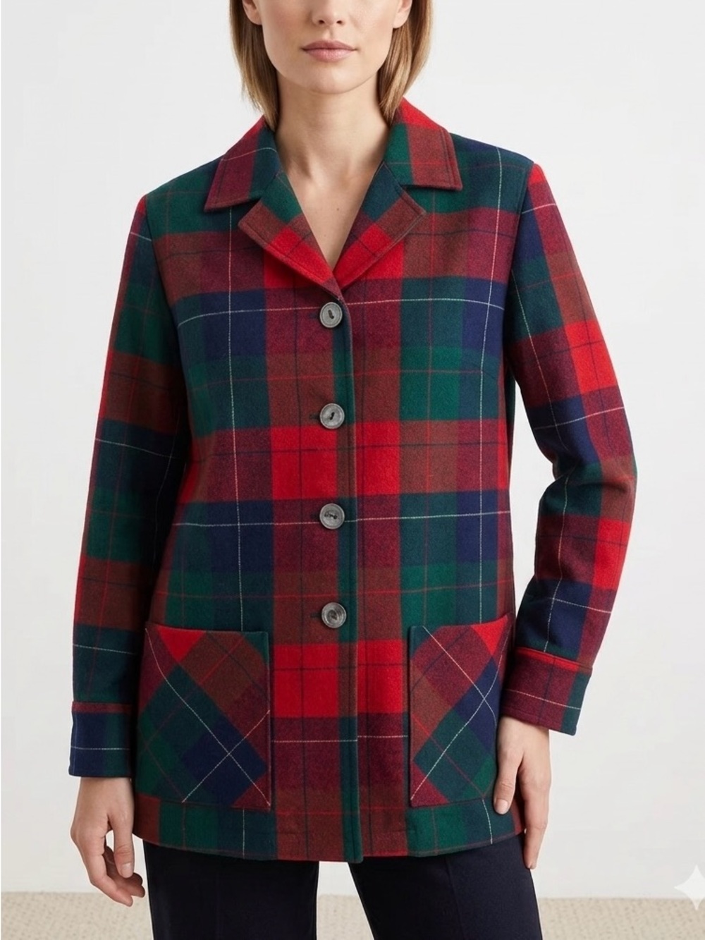 Pendleton Limited Edition 49er Wool Plaid Jacket M Modern Prep Quiet Luxury